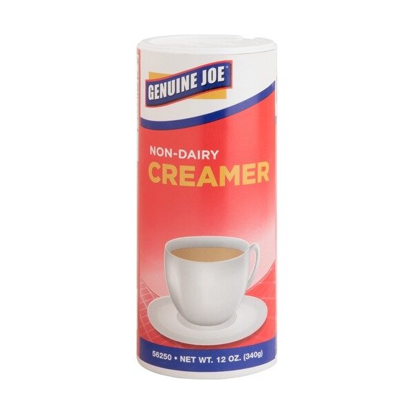 Genuine Joe CREAMER, NON-DAIRY, RECLOSABLE LID, 12 O, 3PK GJO56250 - main